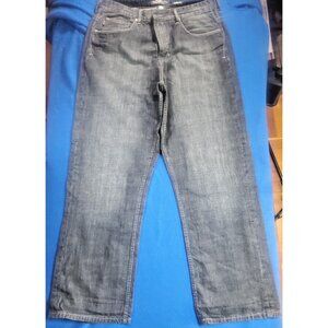 Ecko Unlimited Baggy-Fit Vintage Y2K Denim Gray Jeans Pants Men's Size 36